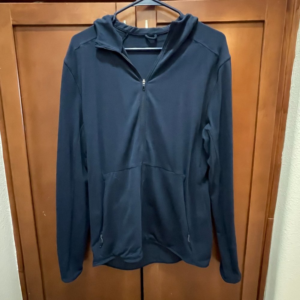 lululemon full zip surge jacket navy